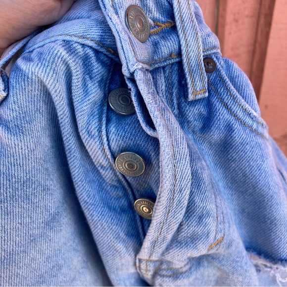 LOGG H&M distressed light wash jeans size 2 Taylor Swift vibes - Picture 6 of 7